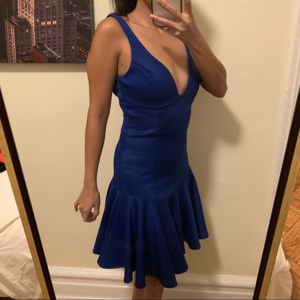 Asos Flippy Hem Mini Dress